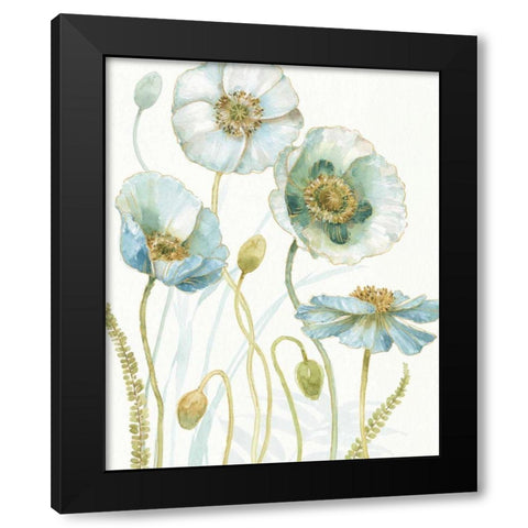 My Greenhouse Flowers VII Black Modern Wood Framed Art Print by Audit, Lisa