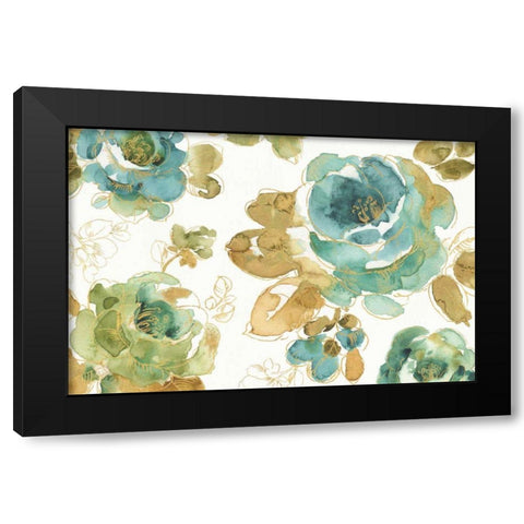 My Greenhouse Roses I Black Modern Wood Framed Art Print by Audit, Lisa