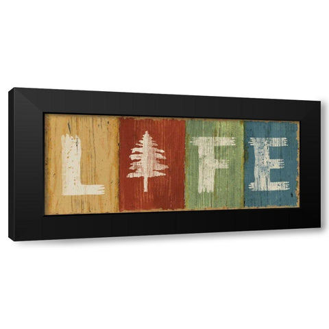 Lake Lodge VI Black Modern Wood Framed Art Print with Double Matting by Schlabach, Sue