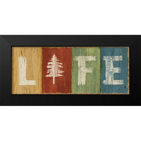Lake Lodge VI Black Modern Wood Framed Art Print by Schlabach, Sue