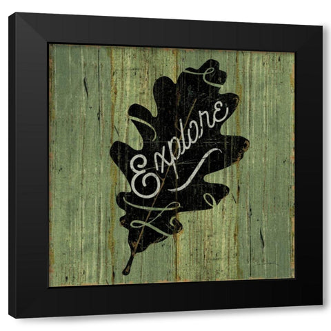 Lake Lodge XII  Black Modern Wood Framed Art Print by Schlabach, Sue