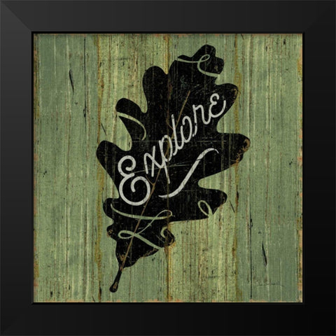 Lake Lodge XII  Black Modern Wood Framed Art Print by Schlabach, Sue