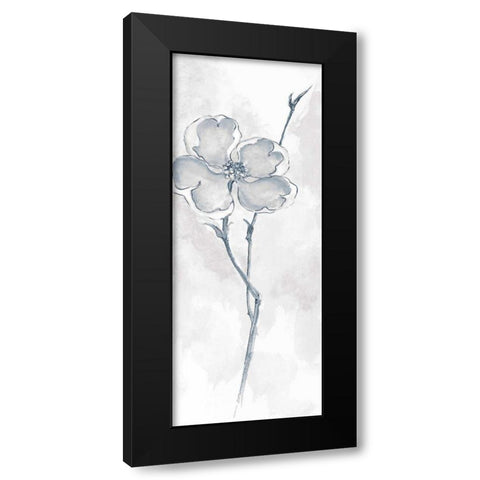 Solitary Dogwood II Gray Black Modern Wood Framed Art Print by Paschke, Chris
