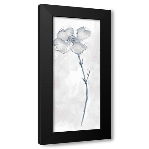 Solitary Dogwood III Gray Black Modern Wood Framed Art Print by Paschke, Chris