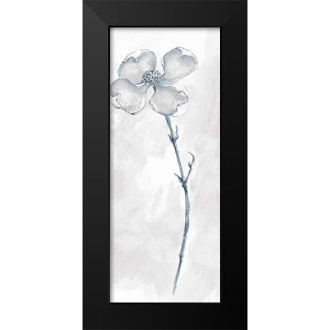 Solitary Dogwood III Gray Black Modern Wood Framed Art Print by Paschke, Chris