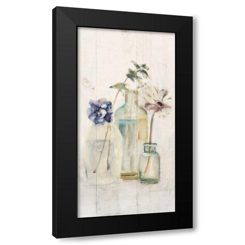 Blossoms on Birch III Panel Black Modern Wood Framed Art Print with Double Matting by Blum, Cheri