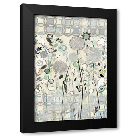 Interlocking Shadows Black Modern Wood Framed Art Print by Boggs, Candra