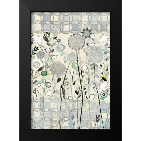 Interlocking Shadows Black Modern Wood Framed Art Print by Boggs, Candra