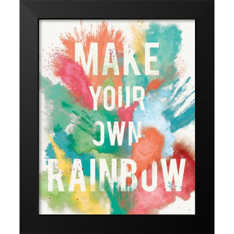 Be Bold I Black Modern Wood Framed Art Print by Aiken, Jess