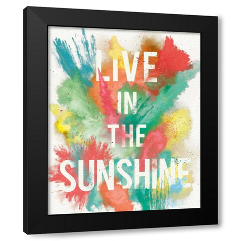 Be Bold II Black Modern Wood Framed Art Print with Double Matting by Aiken, Jess