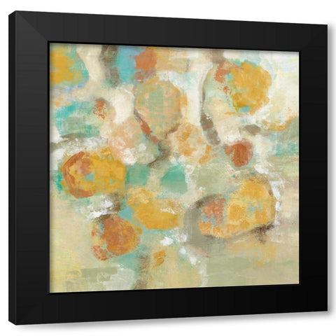 Sunshine Reflections Black Modern Wood Framed Art Print by Vassileva, Silvia