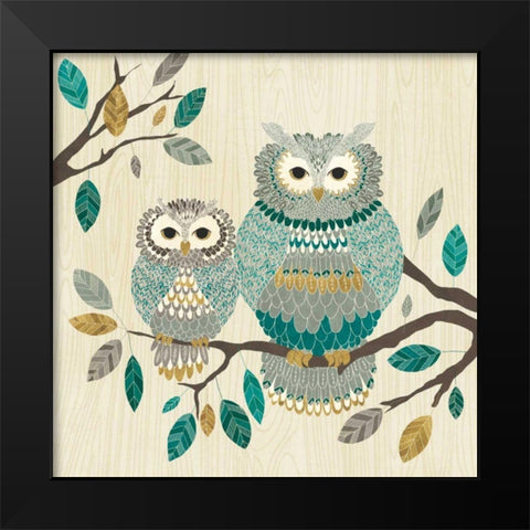 Cool Feathers I Black Modern Wood Framed Art Print by Charron, Veronique