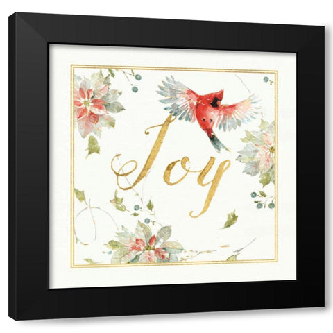 Dancing Bird II Black Modern Wood Framed Art Print by Audit, Lisa