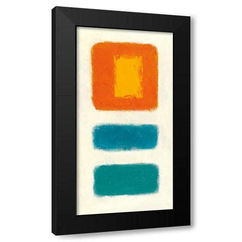 Isole Panel III Black Modern Wood Framed Art Print by Schick, Mike