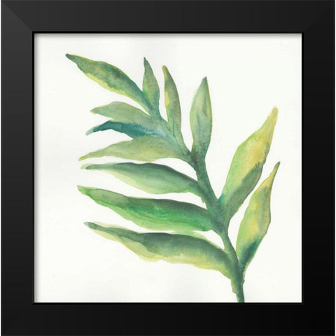 Tropical Palm I Black Modern Wood Framed Art Print by Paschke, Chris