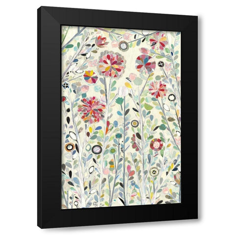 Spring Blossoms Black Modern Wood Framed Art Print with Double Matting by Boggs, Candra