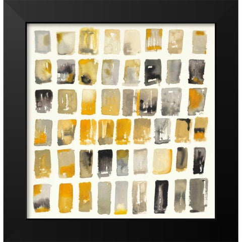 City Windows I Black Modern Wood Framed Art Print by Novak, Shirley