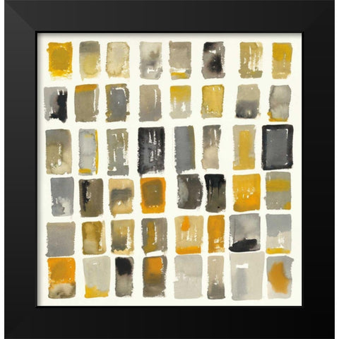 City Windows II Black Modern Wood Framed Art Print by Novak, Shirley
