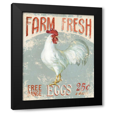 Farm Nostalgia III Black Modern Wood Framed Art Print with Double Matting by Nai, Danhui