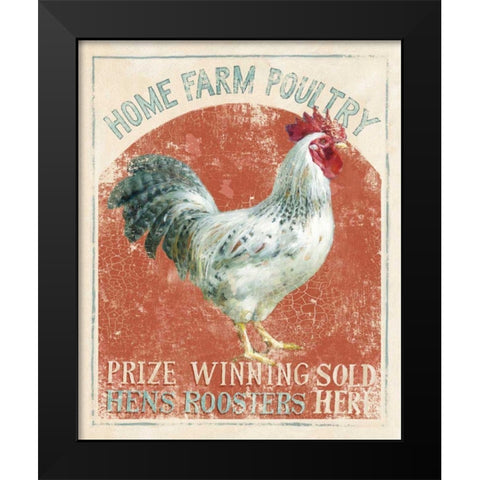 Farm Nostalgia IV Black Modern Wood Framed Art Print by Nai, Danhui