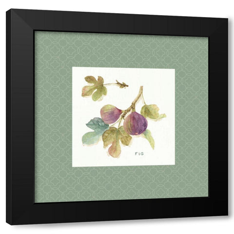 Orchard Bloom III Border Black Modern Wood Framed Art Print by Audit, Lisa
