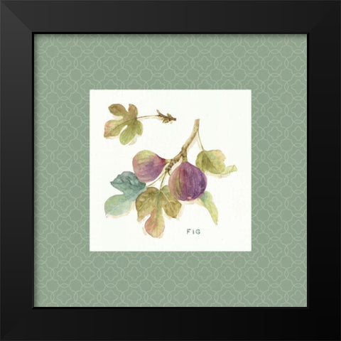 Orchard Bloom III Border Black Modern Wood Framed Art Print by Audit, Lisa