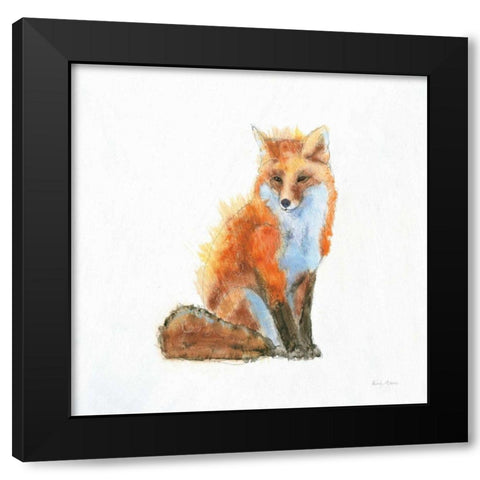 Into the Woods IV on White no Border Black Modern Wood Framed Art Print with Double Matting by Adams, Emily