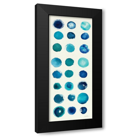 Spot of Rain III  Black Modern Wood Framed Art Print by Novak, Shirley