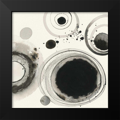 Planetary IV Black Modern Wood Framed Art Print by Novak, Shirley