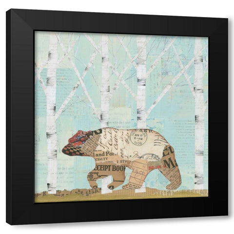 In the Forest II Black Modern Wood Framed Art Print with Double Matting by Prahl, Courtney