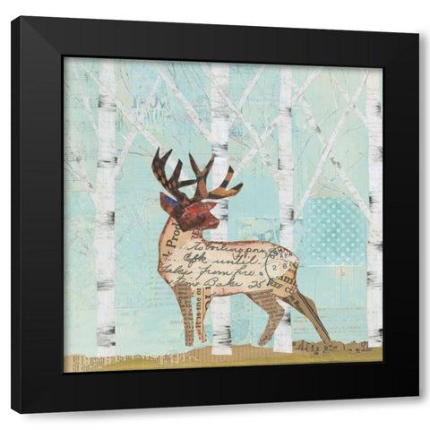In the Forest III Black Modern Wood Framed Art Print with Double Matting by Prahl, Courtney