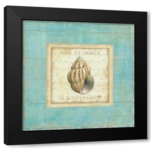 Bijou de Mer II Black Modern Wood Framed Art Print with Double Matting by Brissonnet, Daphne