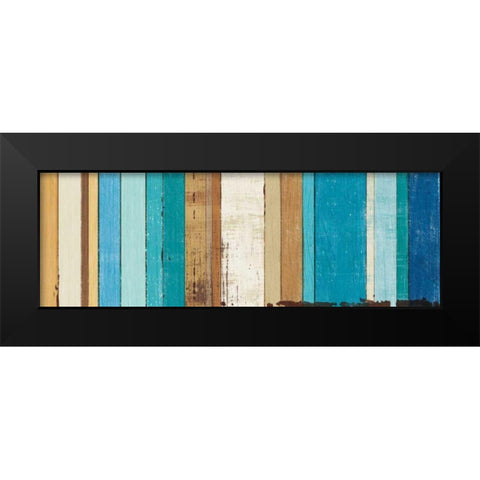 Beachscape VIII Black Modern Wood Framed Art Print by Mullan, Michael