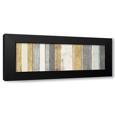Beachscape VIII Gold Neutral Black Modern Wood Framed Art Print with Double Matting by Mullan, Michael