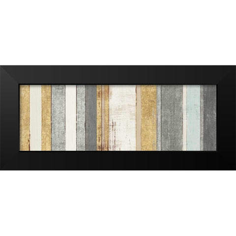 Beachscape VIII Gold Neutral Black Modern Wood Framed Art Print by Mullan, Michael