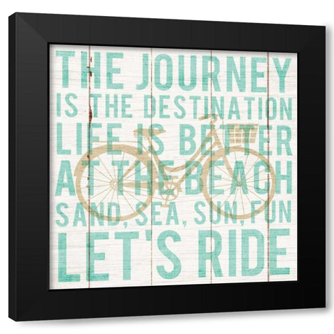 Bon Voyage Cruiser I Black Modern Wood Framed Art Print with Double Matting by Mullan, Michael
