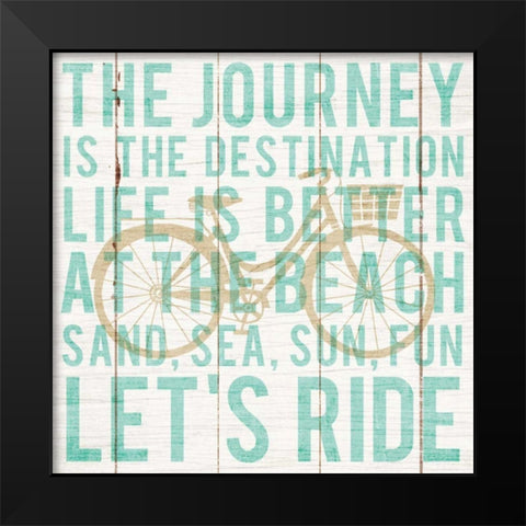 Bon Voyage Cruiser I Black Modern Wood Framed Art Print by Mullan, Michael