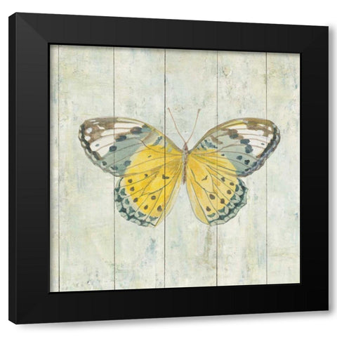 Natural Flora IX Black Modern Wood Framed Art Print with Double Matting by Nai, Danhui