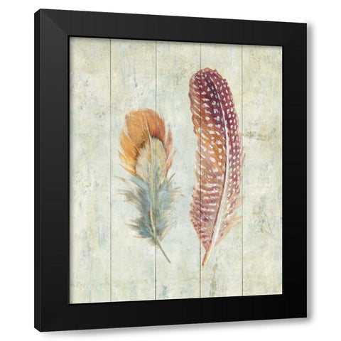 Natural Flora XI Black Modern Wood Framed Art Print with Double Matting by Nai, Danhui