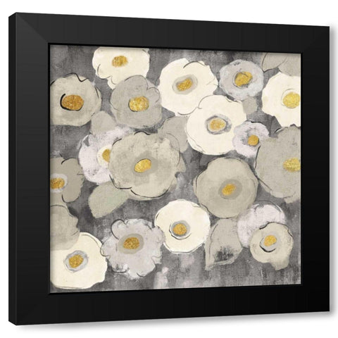 Bohemian Bouquet III Neutral Black Modern Wood Framed Art Print by Vassileva, Silvia