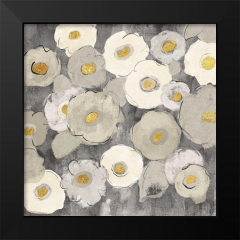 Bohemian Bouquet III Neutral Black Modern Wood Framed Art Print by Vassileva, Silvia