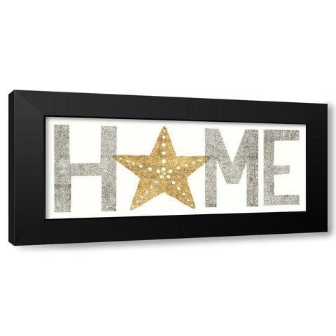 Under Sea Treasures Home Gold Neutral Black Modern Wood Framed Art Print with Double Matting by Mullan, Michael