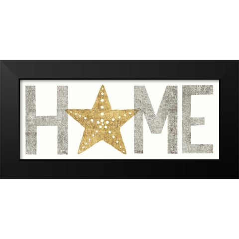 Under Sea Treasures Home Gold Neutral Black Modern Wood Framed Art Print by Mullan, Michael