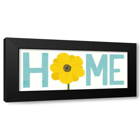 Seaside Bouquet Home Black Modern Wood Framed Art Print with Double Matting by Mullan, Michael