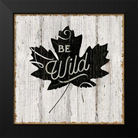 Lake Lodge IX Neuteal Black Modern Wood Framed Art Print by Schlabach, Sue