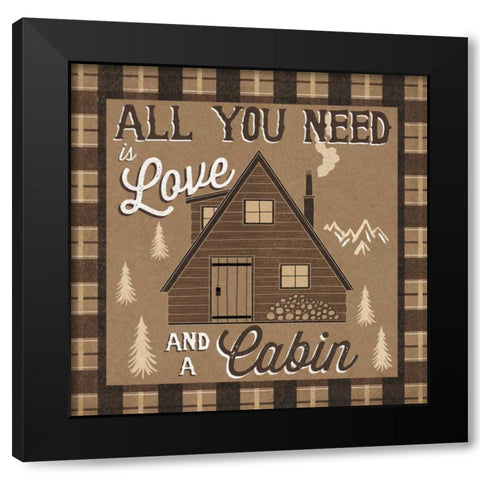 The Great Outdoors III Black Modern Wood Framed Art Print with Double Matting by Marshall, Laura