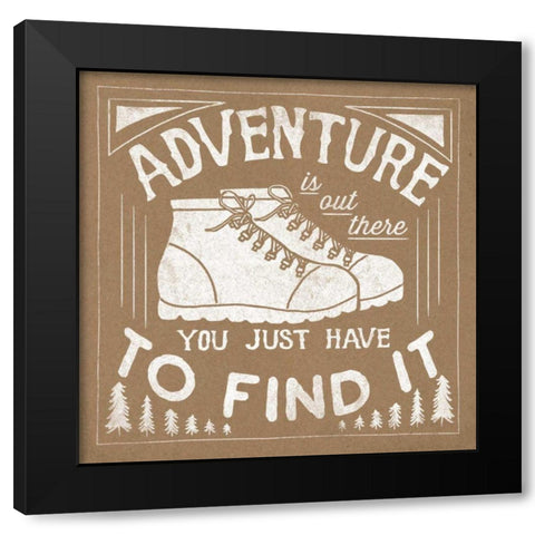 The Great Outdoors VII Black Modern Wood Framed Art Print with Double Matting by Marshall, Laura