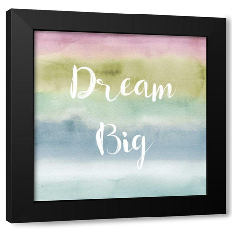 Rainbow Seeds Painted Pattern XIV Cool Dream Black Modern Wood Framed Art Print by Audit, Lisa