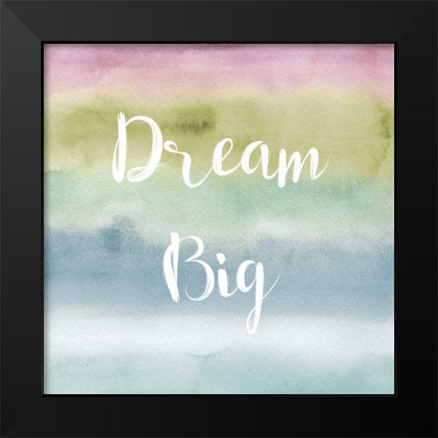 Rainbow Seeds Painted Pattern XIV Cool Dream Black Modern Wood Framed Art Print by Audit, Lisa