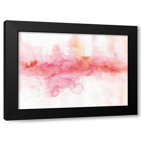Rainbow Seeds Abstract Black Modern Wood Framed Art Print with Double Matting by Audit, Lisa